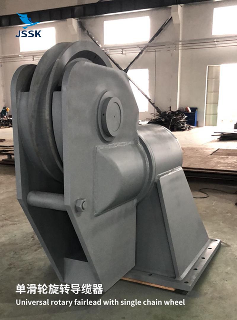 雙滑輪360&deg;旋轉(zhuǎn)導纜器帶四滾柱