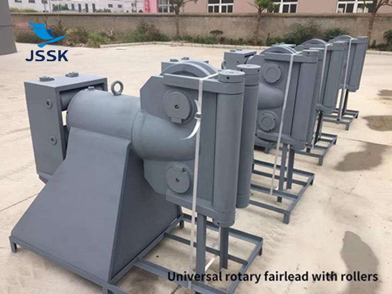 雙滑輪360&deg;旋轉(zhuǎn)導纜器帶四滾柱